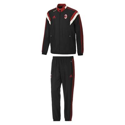 楽天市場】acミラン プレゼンテーションスーツ（サッカー・フットサル