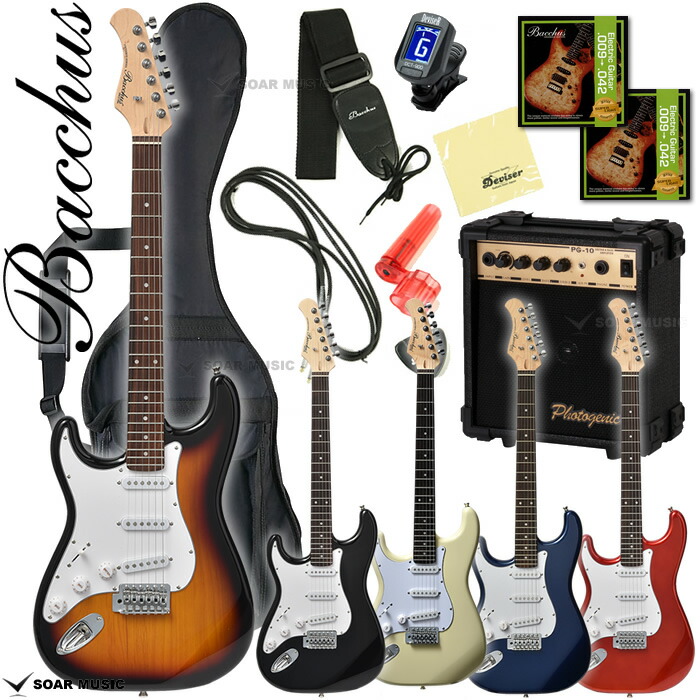 楽天市場】当店なら初期調整済 Bacchus バッカス 左利き用 エレキ