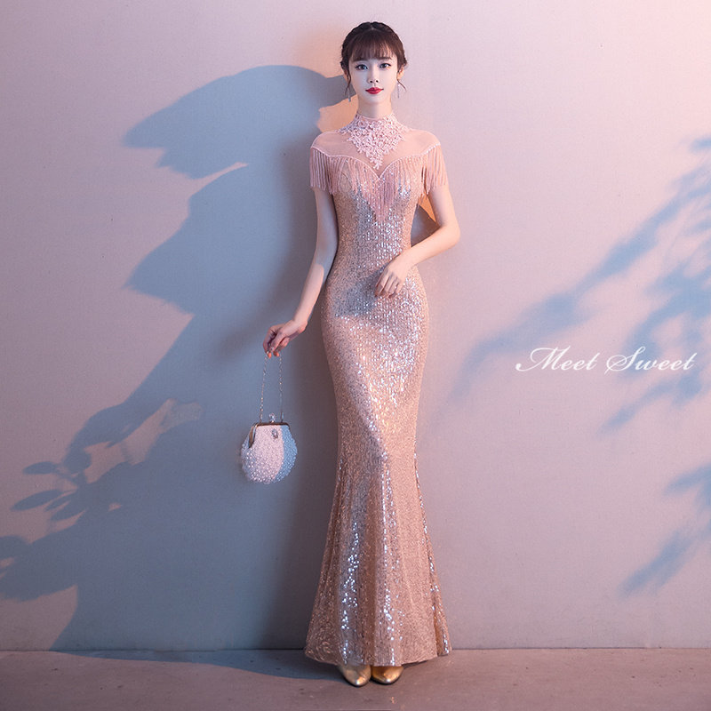 楽天市場】カラードレス ピンク ファスナー パーティードレス