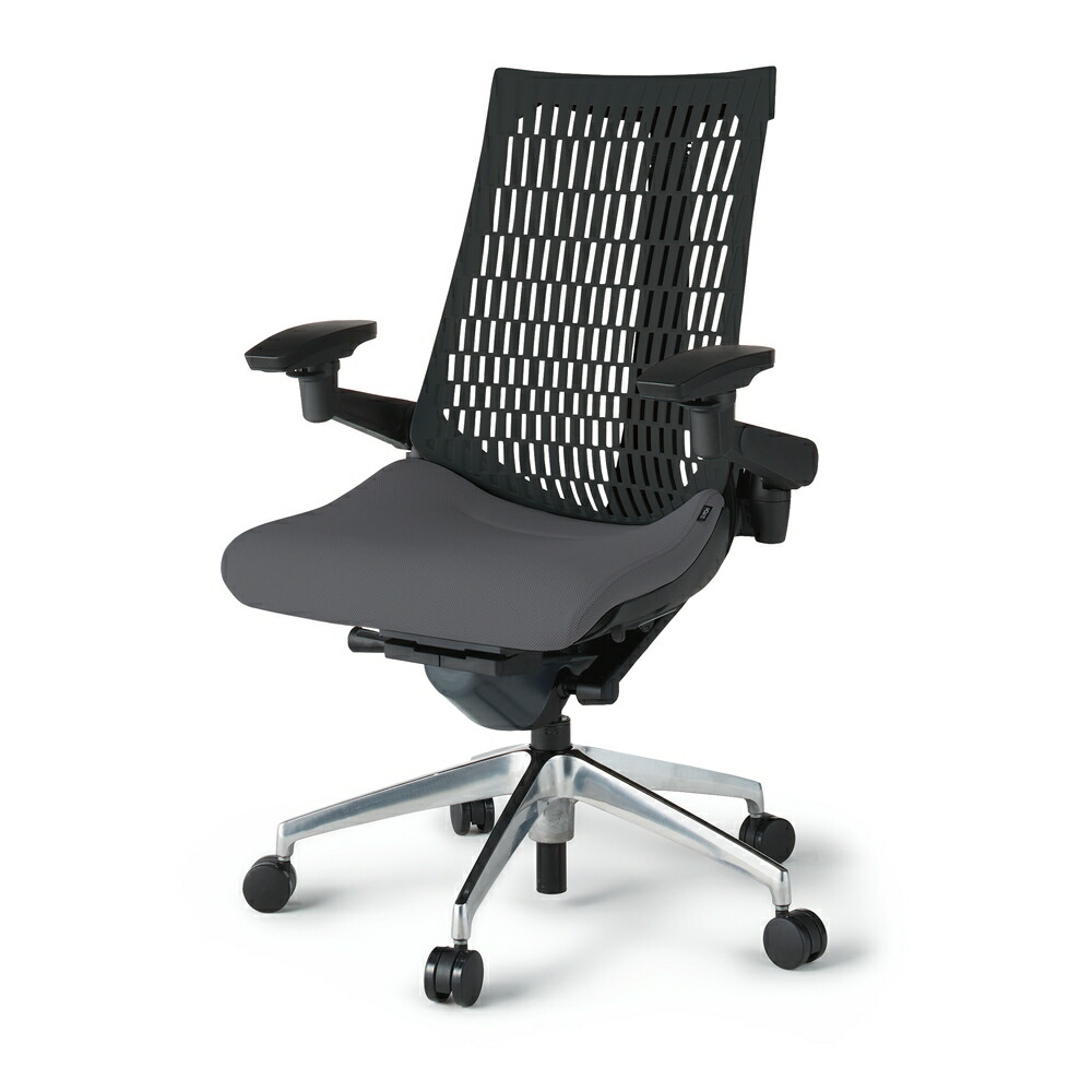 楽天市場】オフィスチェア エラストマーバック アームレスト シンクロ