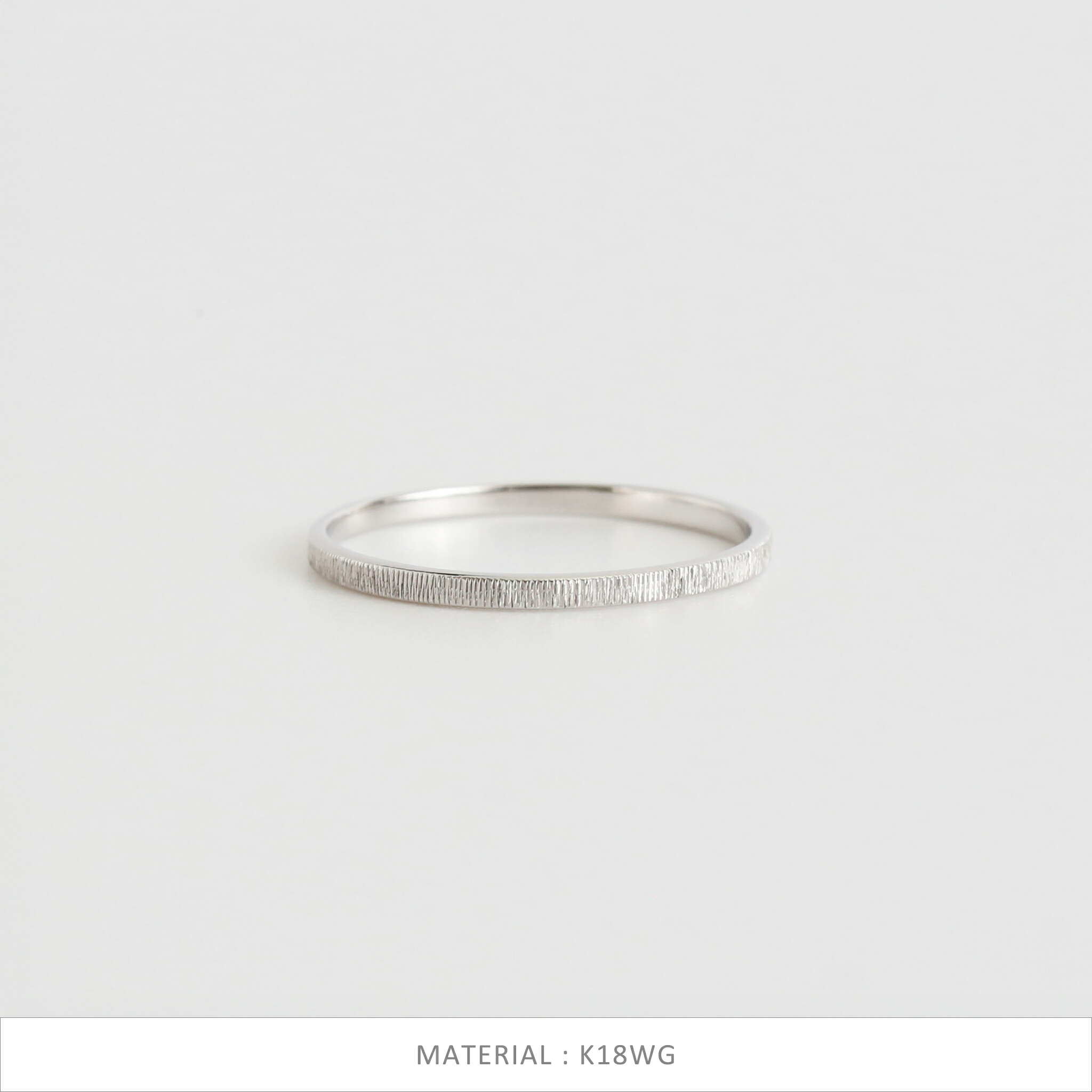 楽天市場】【Tree Ring / Slender】 K10/K18/Pt900 平打ち 地金