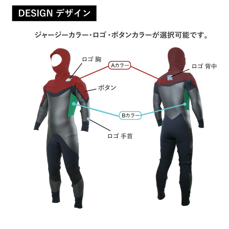 楽天市場】【 ウェットスーツ工場直販 】フード付き 日本製 ウェット