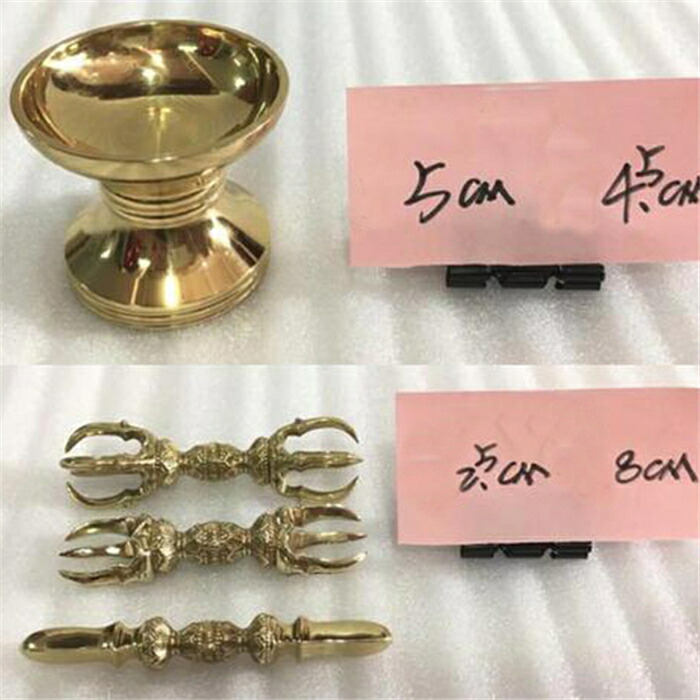 楽天市場】【送料無料】希少新品！密教法具 前具 一面器 六器一組 仏器