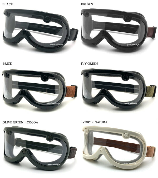 楽天市場】【楽天1位獲得】GREASER 60's VINTAGE GOGGLE LEATHER MODEL