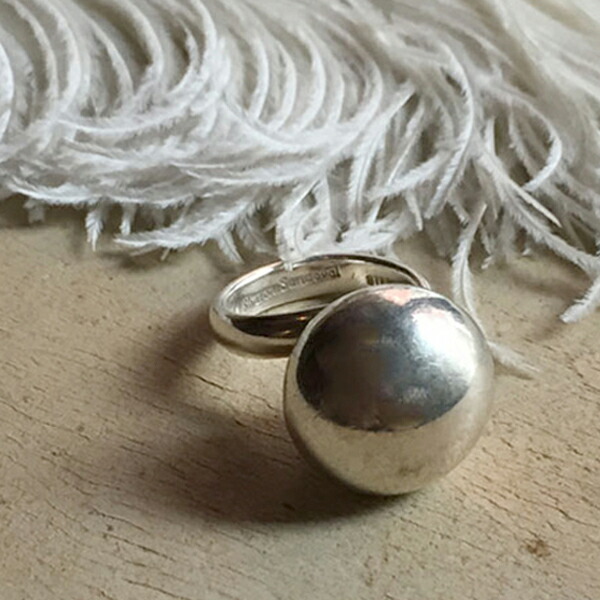 楽天市場】Navajo Pearl Silver Ring by Sharon Sandoval（シャロン