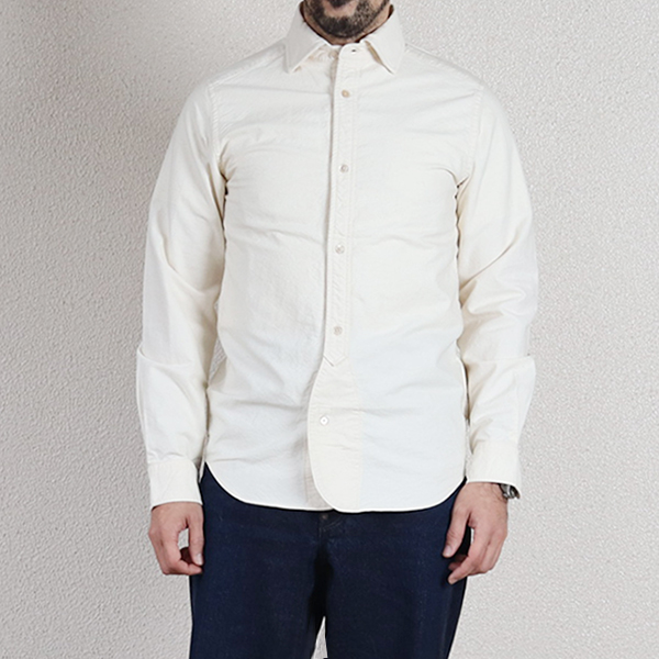 楽天市場】ナイジェル・ケーボン BRITISH OFFICERS SHIRT IVORY NIGEL