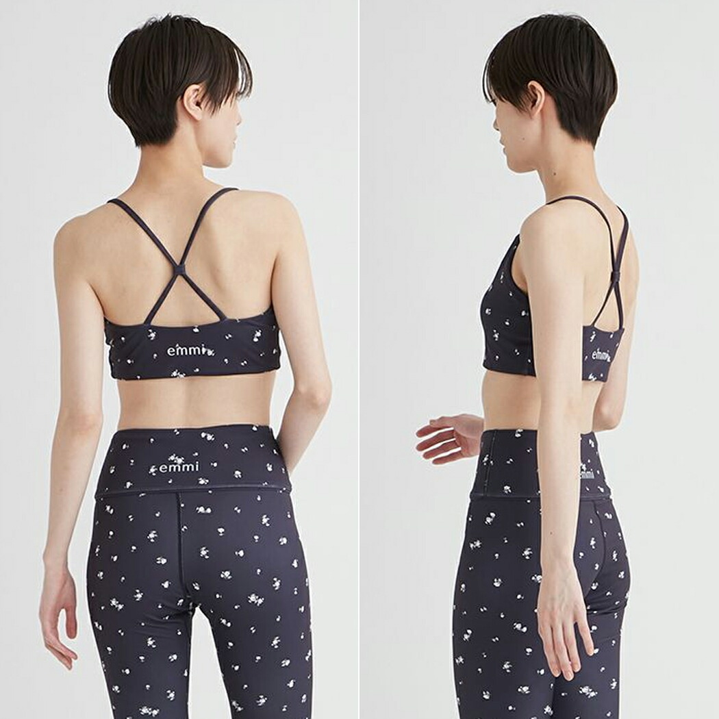 楽天市場】エミ emmi emmi yoga ミニフラワーUVカットブラトップ
