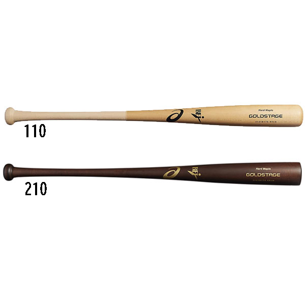 楽天市場】asics アシックス 野球 GOLDSTAGE 硬式木製バット 北米