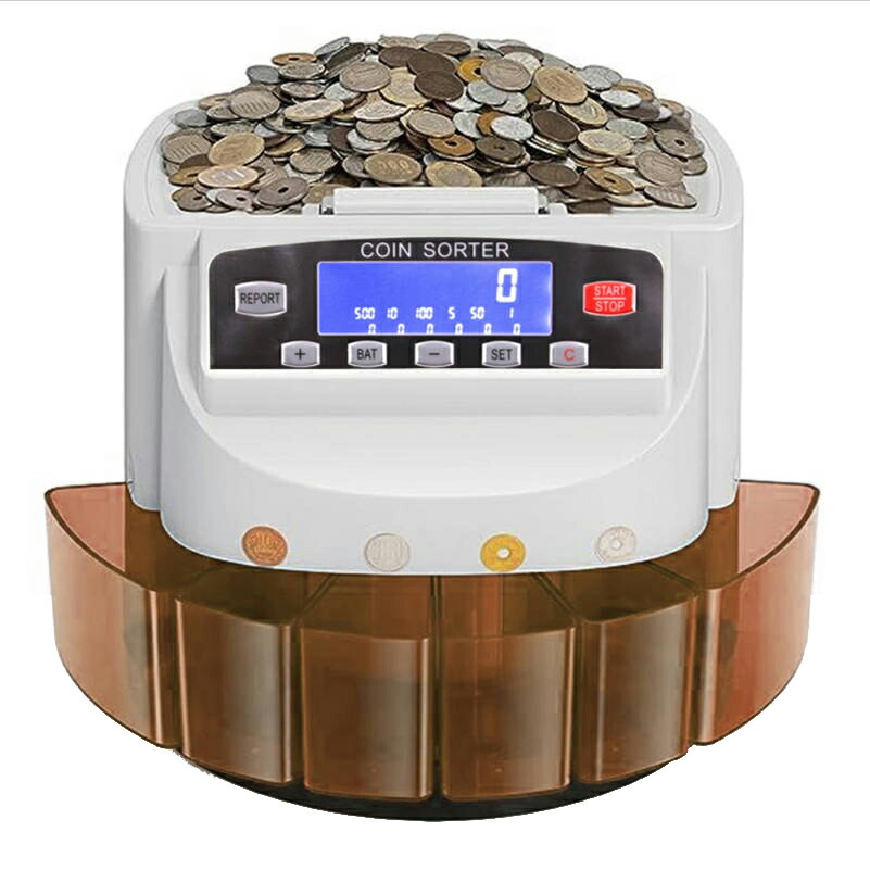 楽天市場】コインカウンター コインソーター 硬貨カウンター 硬貨計数