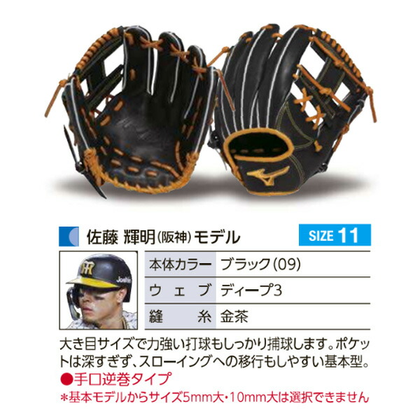 楽天市場】ミズノプロ オーダーグラブ 硬式グローブ 基本モデル 佐藤