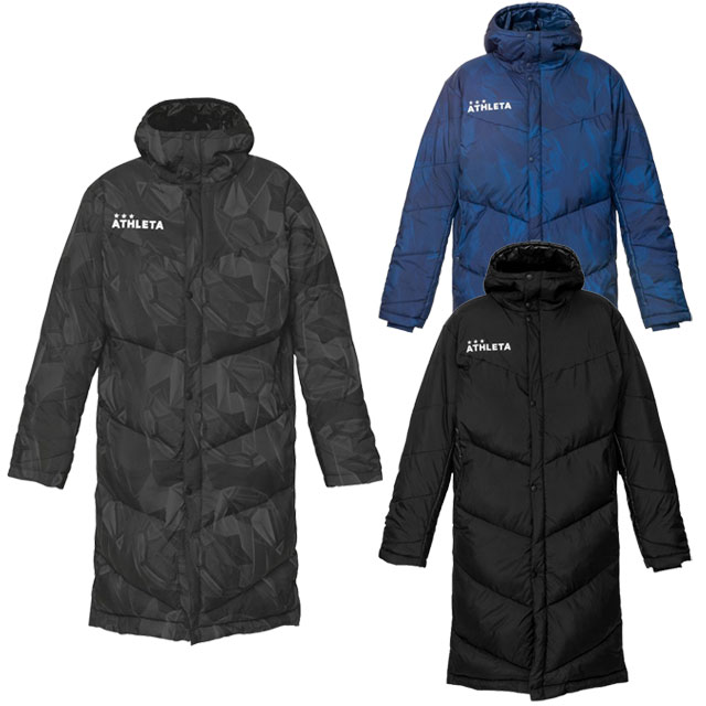 楽天市場】アスレタ ロングコート ダウンコート サッカー フットサル