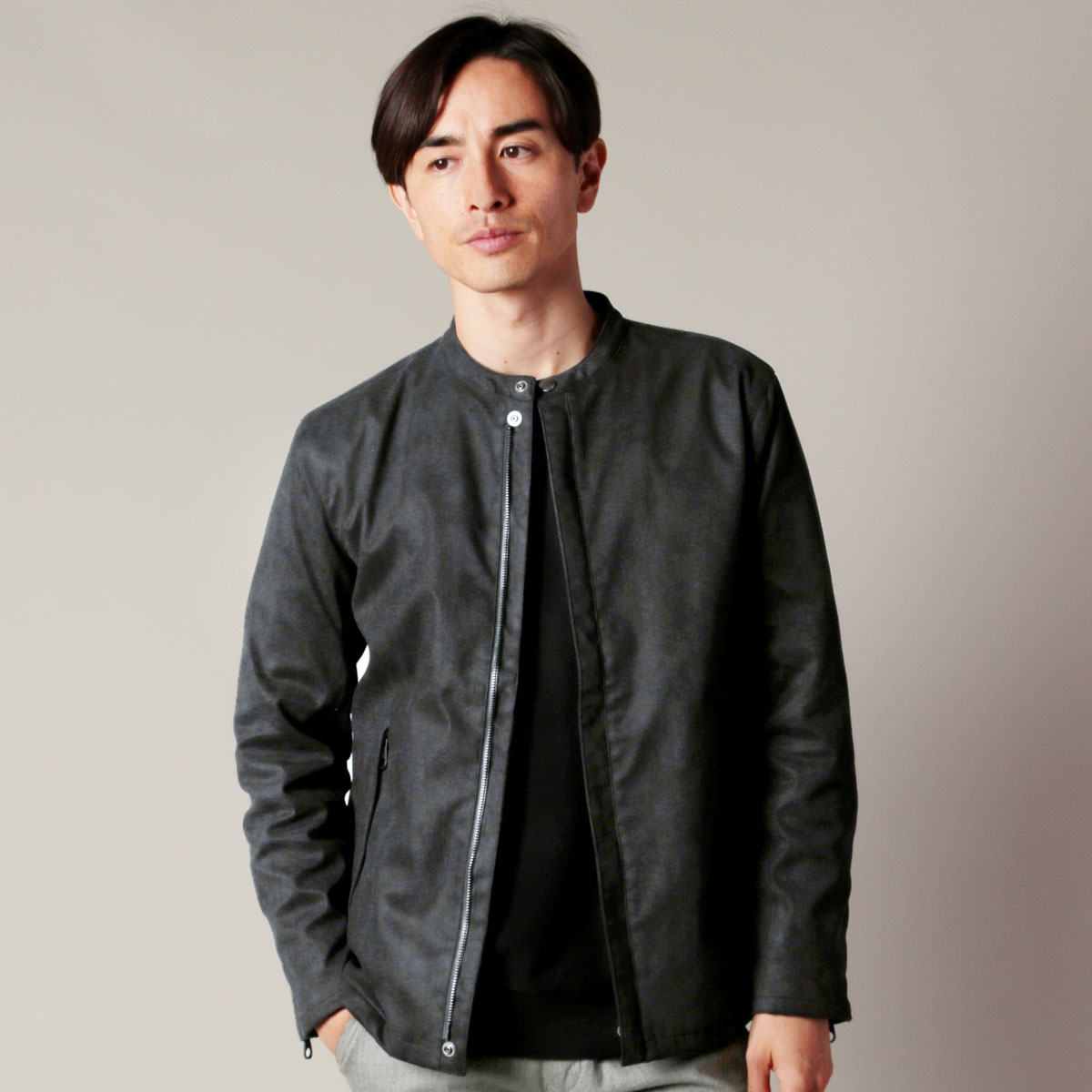 楽天市場】ライダースジャケット メンズ 秋 冬 春 Tetratex スエード