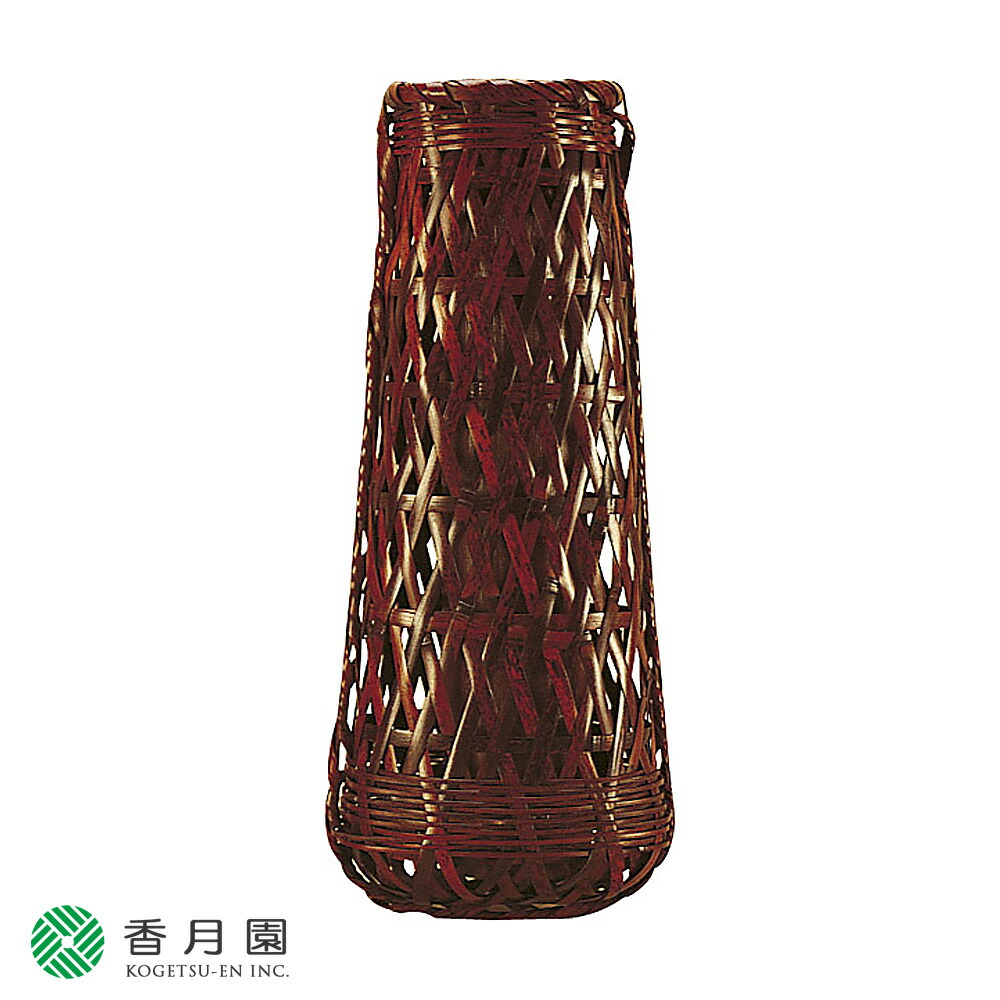 楽天市場】【茶道具 / 籠花入】 鉈の鞘花入 利休所持写 塗竹入子