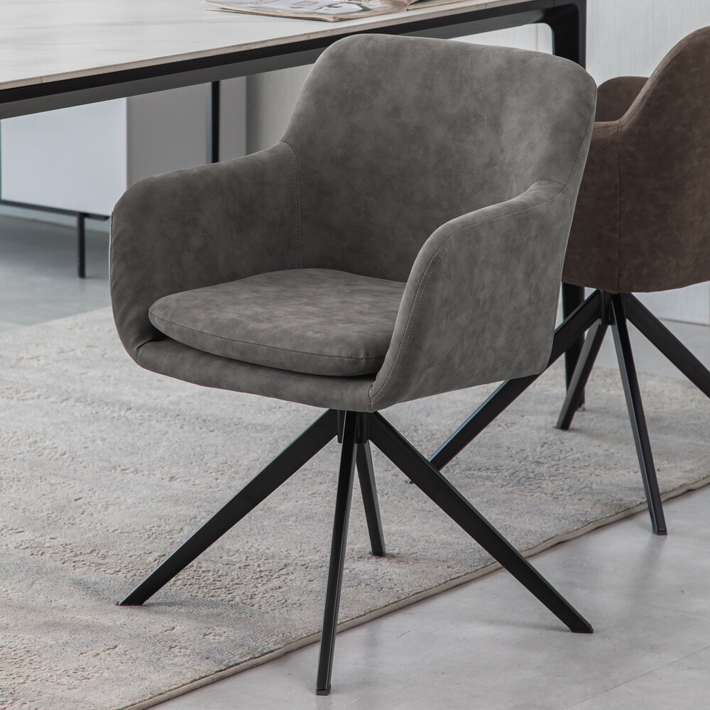 楽天市場】[12時間限定]5%OFFクーポン12時? ダイニングチェア 回転 肘