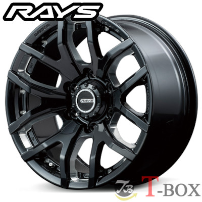 楽天市場】単品1本価格 17インチ 8.0J 6/139.7 RAYS レイズ TEAM