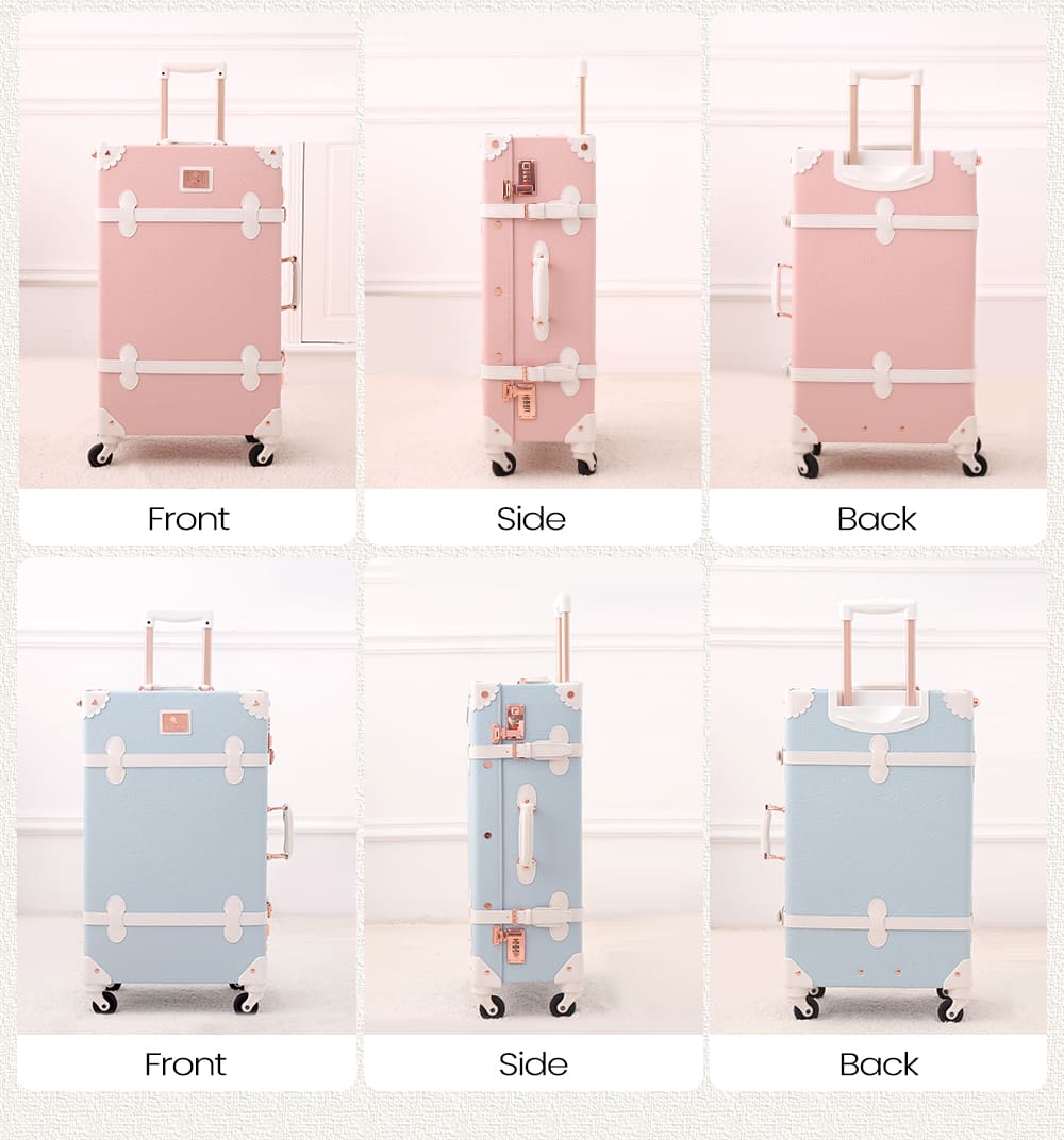 楽天市場】【uniwalker 】キャリーケース かわいい Lサイズ レトロ