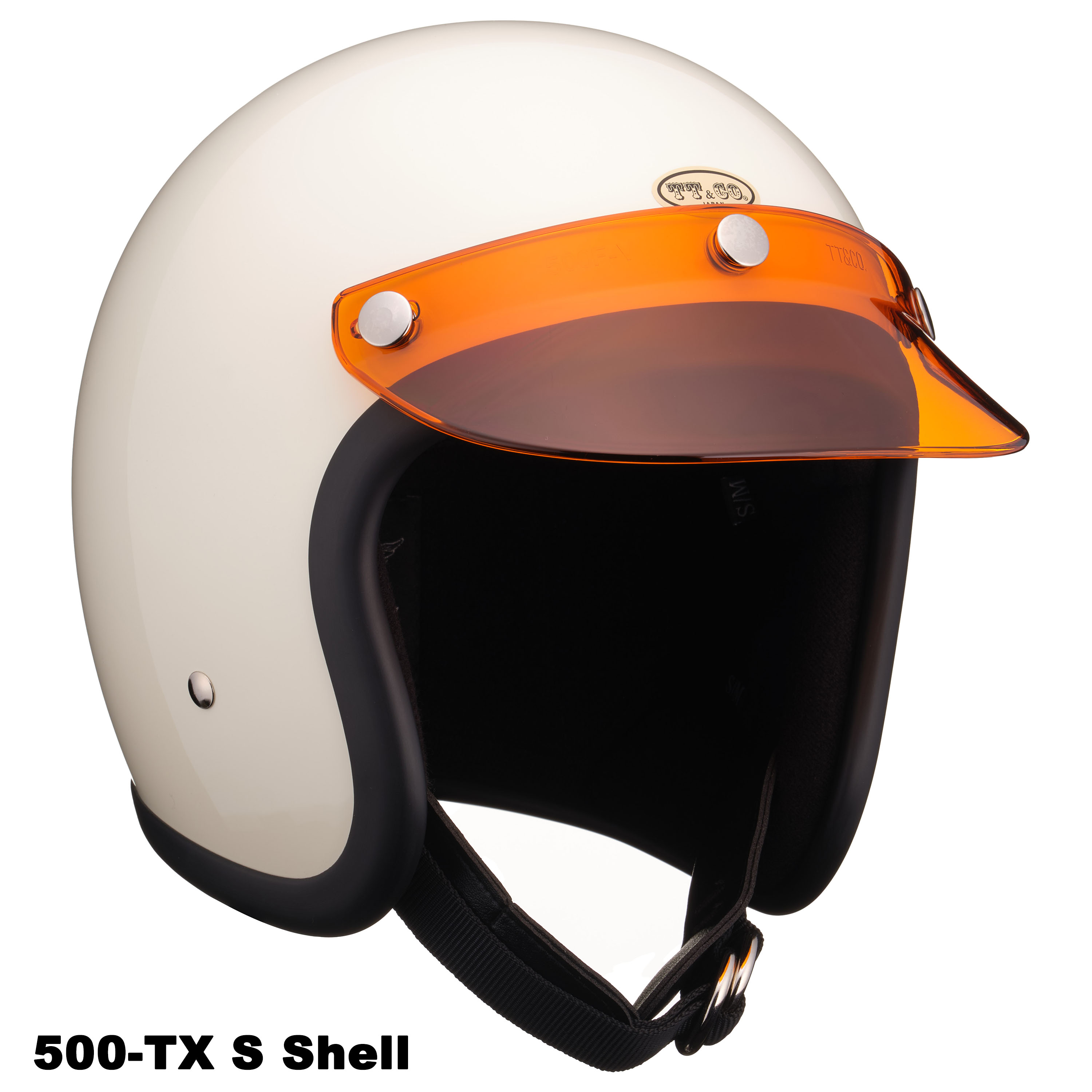 楽天市場】TT&CO. FIRST VISOR アンバー ジェットヘルメット バイザー