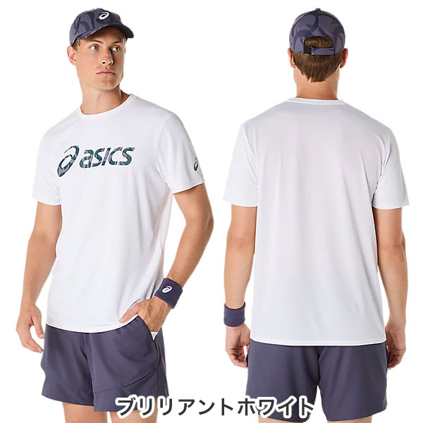 楽天市場】アシックス テニス ゲームシャツ グラフィック半袖シャツ T