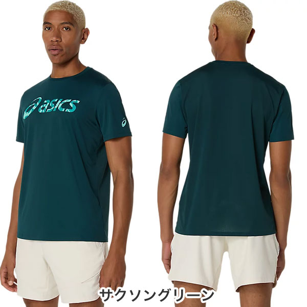 楽天市場】アシックス テニス ゲームシャツ グラフィック半袖シャツ T