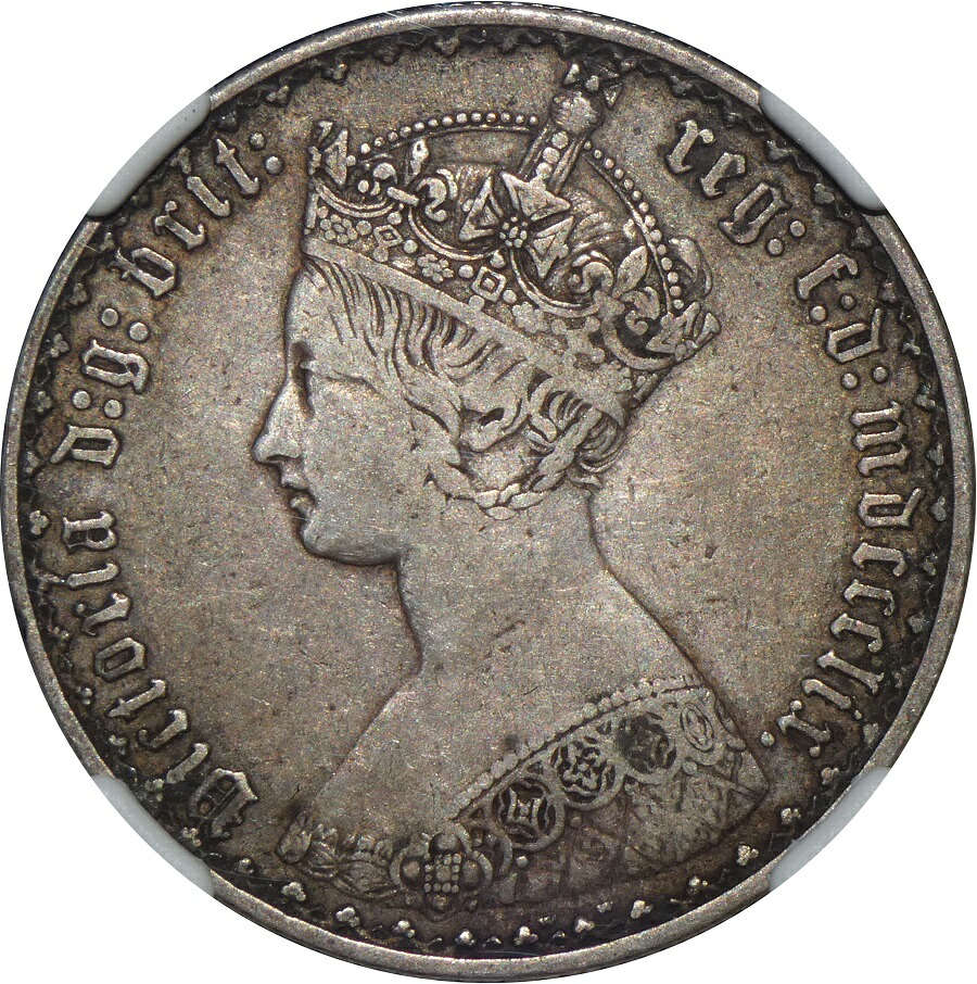 楽天市場】NGC VF30 ゴチックフローリン ビクトリア女王 銀貨 NGC鑑定