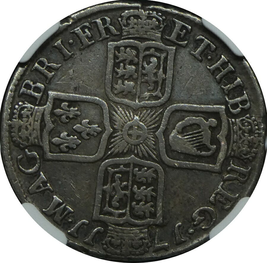 楽天市場】アン女王 1シリング銀貨 NGC鑑定 F12 1711年 イギリス