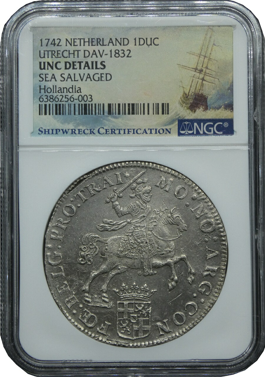 楽天市場】シルバーライダー NGC鑑定 1742年 オランダ 銀貨