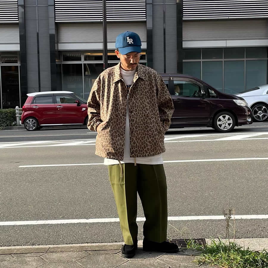 楽天市場】WAX(ワックス) / コーチジャケット ヒョウ柄 / BALLOON