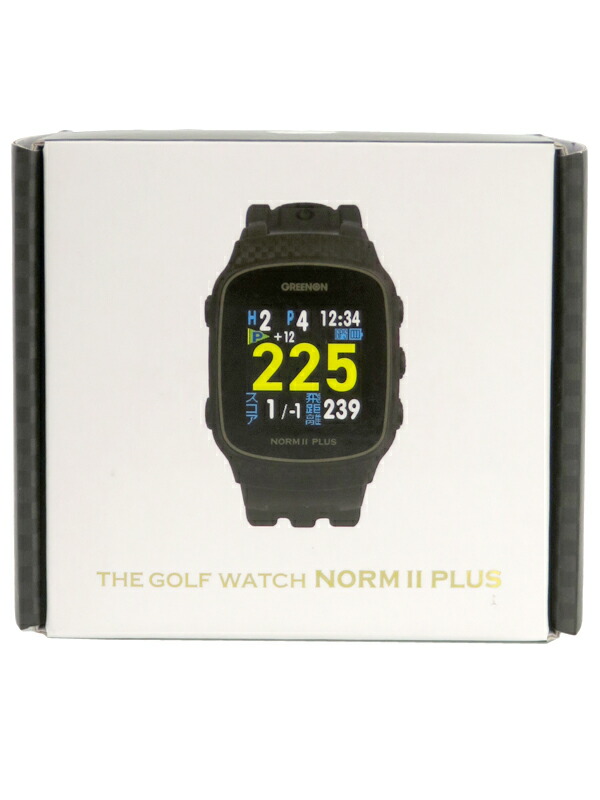 楽天市場】ゴルフウォッチ ノルム2 ブラックの通販