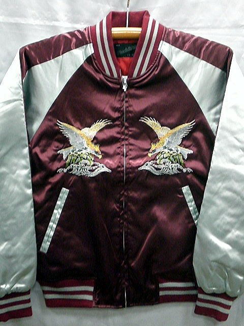 楽天市場】スカジャン 波鷹刺繍 日本製本格刺繍 : takafuku 1915 楽天