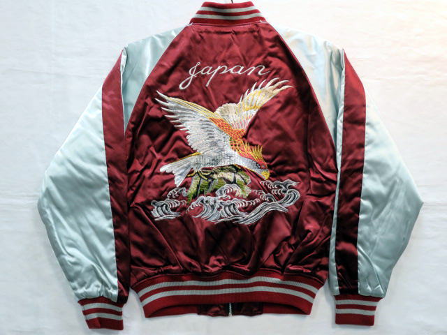 楽天市場】スカジャン 波鷹刺繍 2L 日本製本格刺繍 : takafuku 1915