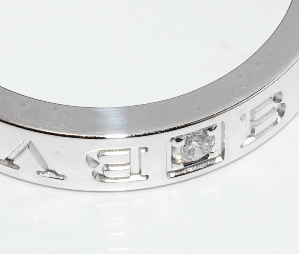 楽天市場】ブルガリ 指輪 K18WG ダイヤ1P(0.04ct) B.zero1 ビー