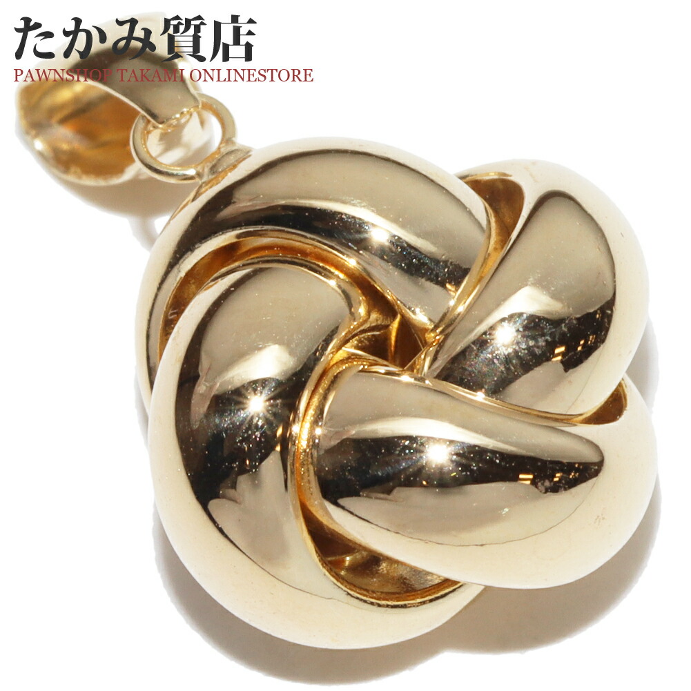 楽天市場】ウノアエレ ペンダントトップ K18YG ラブノット : たかみ