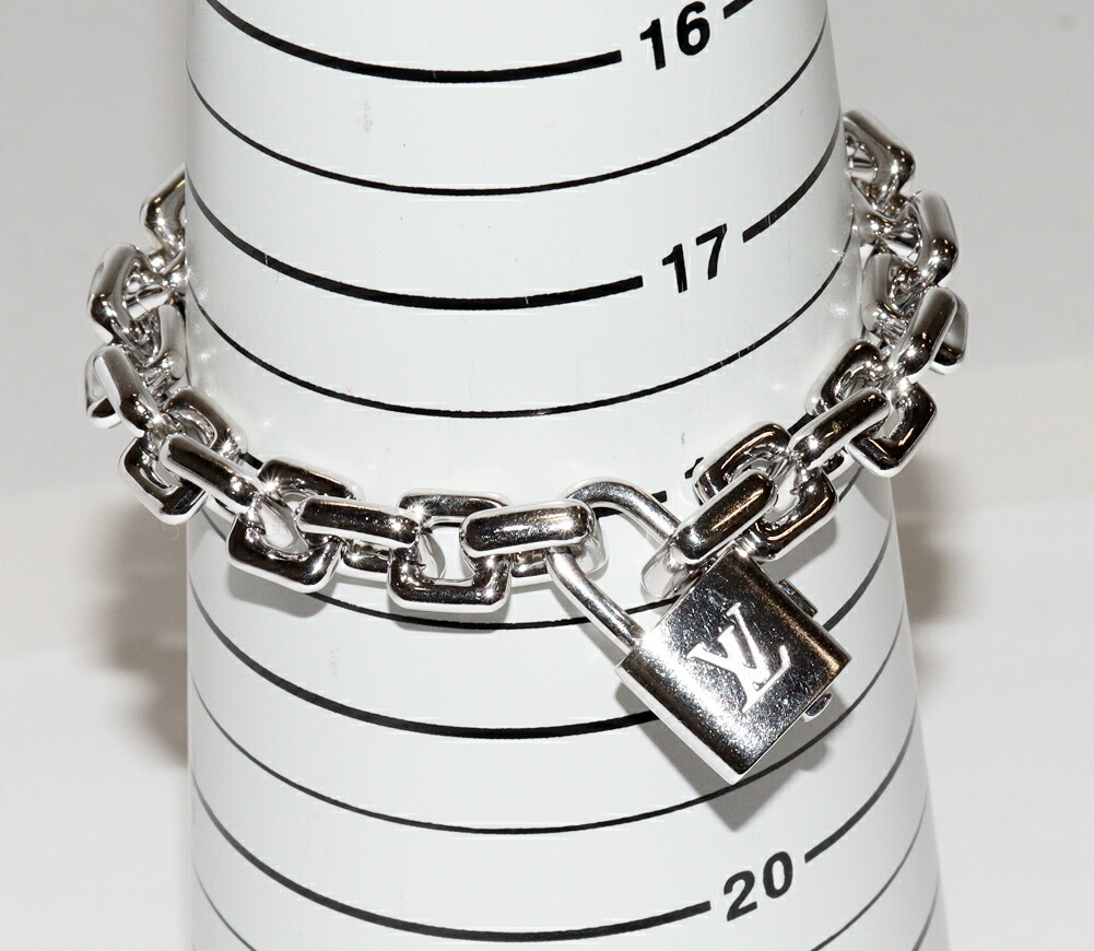 楽天市場】ルイヴィトン ブレスレット K18WG ブラスレ パドロック