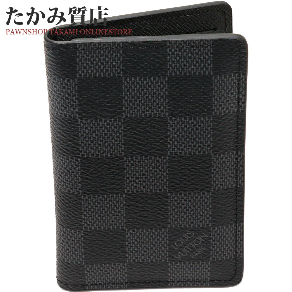 楽天市場】ルイヴィトン 二つ折りカードケース パスケース ダミエグラ