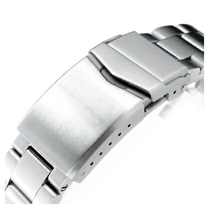 楽天市場】22mm メタル時計バンド ステンレススチール オイスター