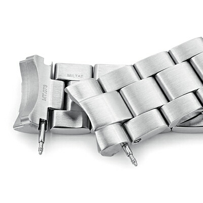 楽天市場】20mm メタル時計バンド ステンレススチール オイスター