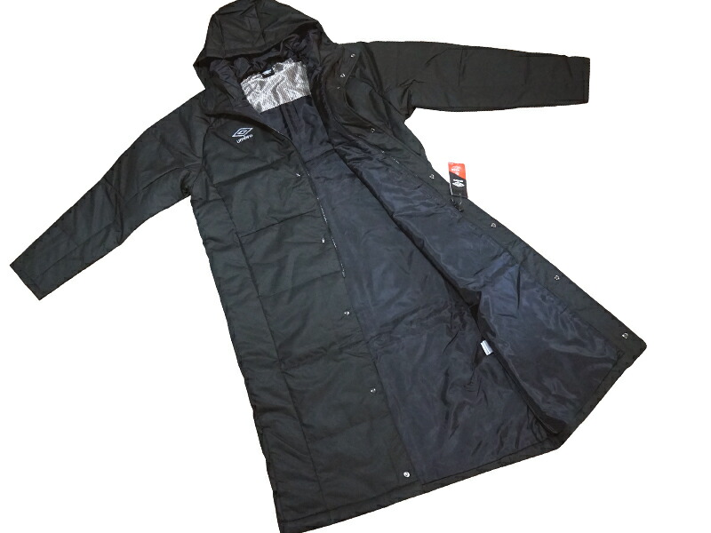 楽天市場】アンブロ UMBRO フード付 中綿入りロングパテッドコート