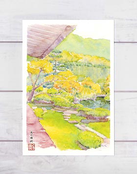 楽天市場】秋の風景4 6枚セット ( 落葉 森 みそそぎ川 鴨 哲学の道