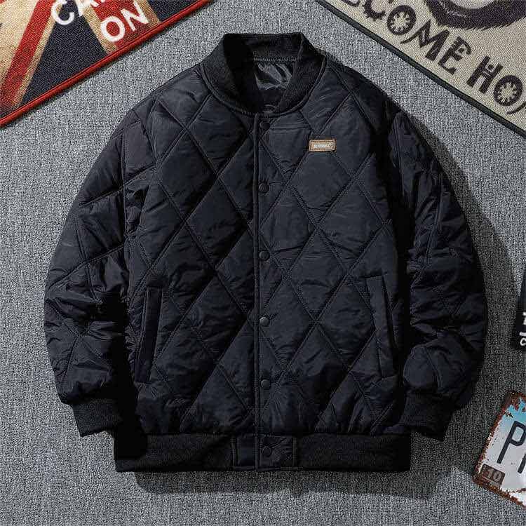 楽天市場】裏ボア キルティングジャケット メンズ 中綿ジャケット 裏