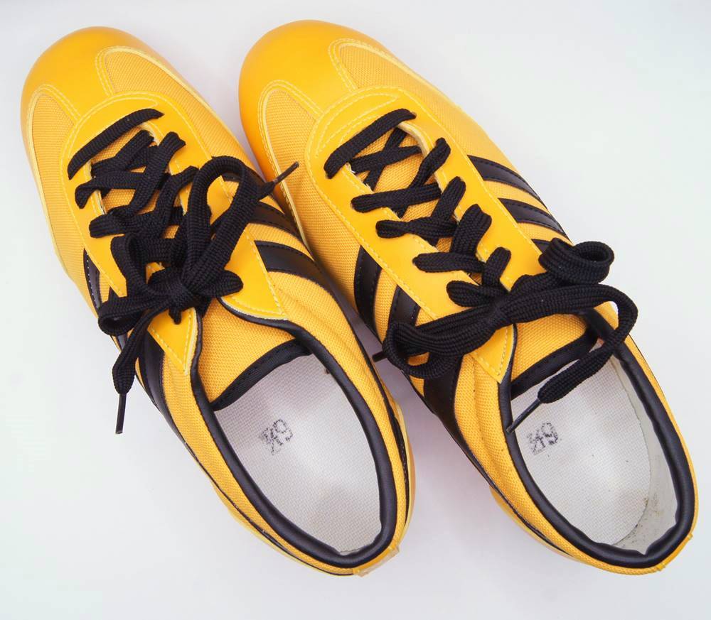 楽天市場】ブルース・リー 李小龍 死亡遊戯 イエロートラックシューズ