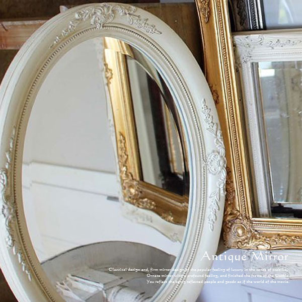 楽天市場】アンティーク調 レクト ミラー フレーム （Sサイズ・3カラー