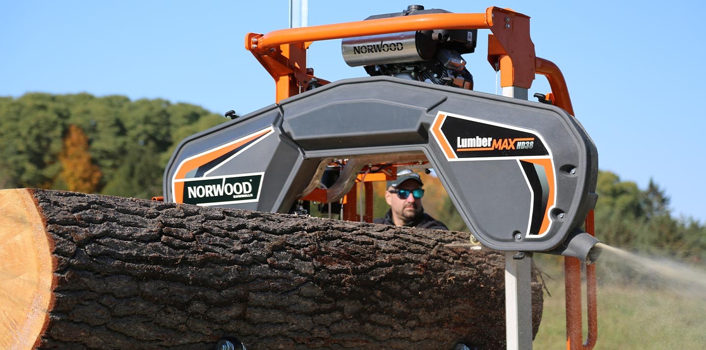 楽天市場】エンジン式移動製材機 (NORWOOD社製) HD38 丸太 製材 林業