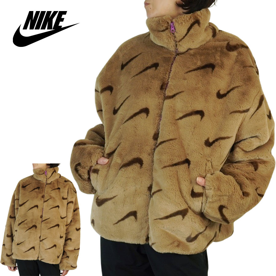 楽天市場】ナイキ NIKEレディース ジャケットNSW AOP FAUX FUR JACKET