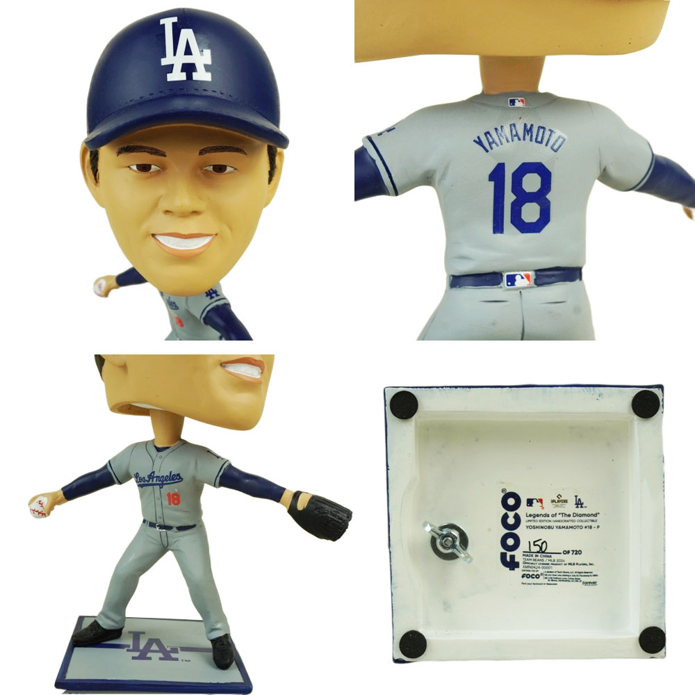 楽天市場】山本由伸 ボブルヘッド 9.5インチFOCO MLB BIG HEADS 9.5