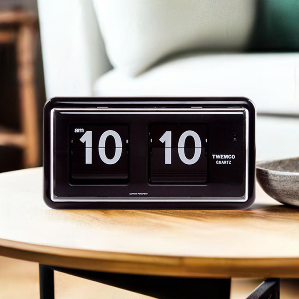 楽天市場】TWEMCO トゥエンコ パタパタ時計 フリップクロック 置き時計