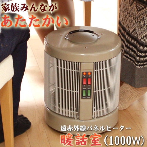 アールシーエス 暖話室 1000型H 遠赤外線パネルヒーター 360° 全方位