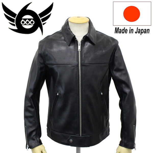 楽天市場】正規取扱店 666 LJM-9TF TIGHT FIT CENTER ZIP LEATHER