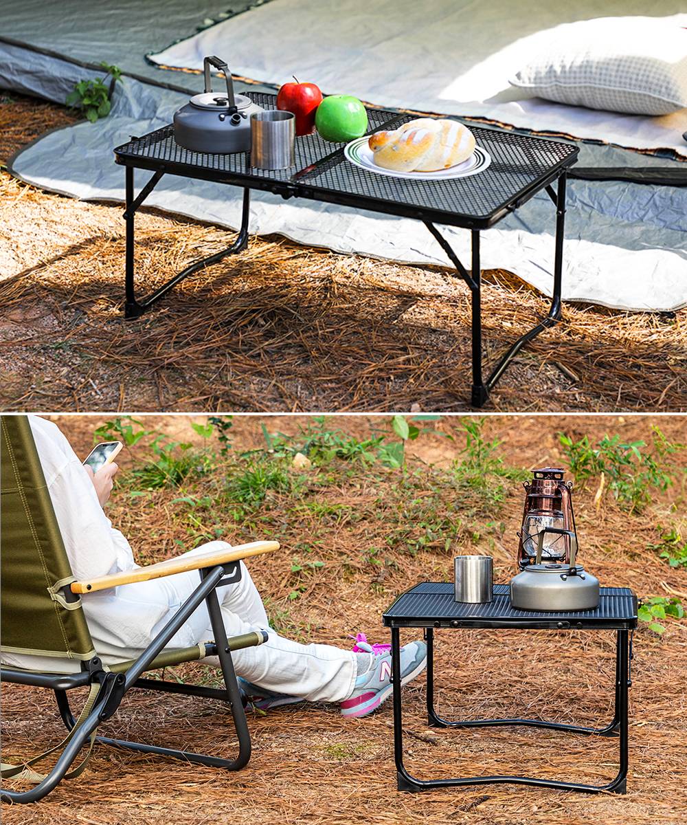 楽天市場】TIMBER RIDGE アウトドアテーブル キャンプ用テーブル