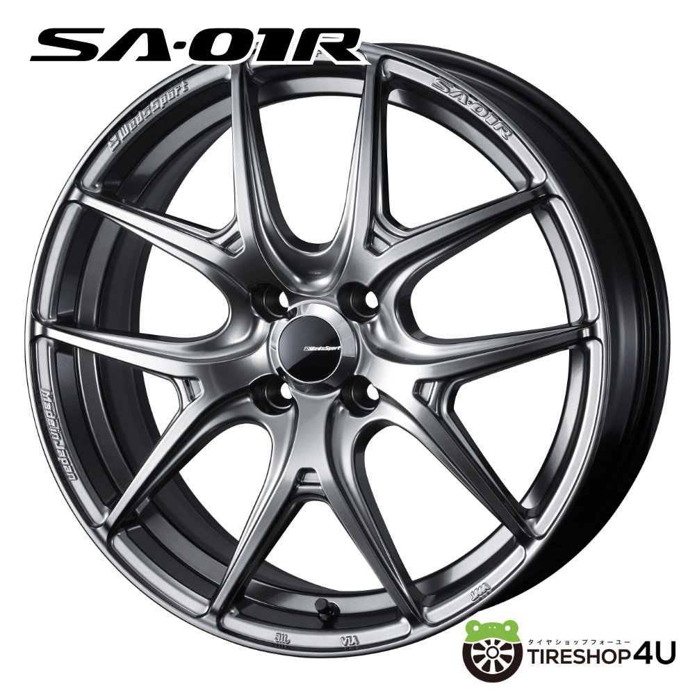 楽天市場】15インチ WEDS WedsSport SA-01R 15x6.0J 4/100 +48 PSB