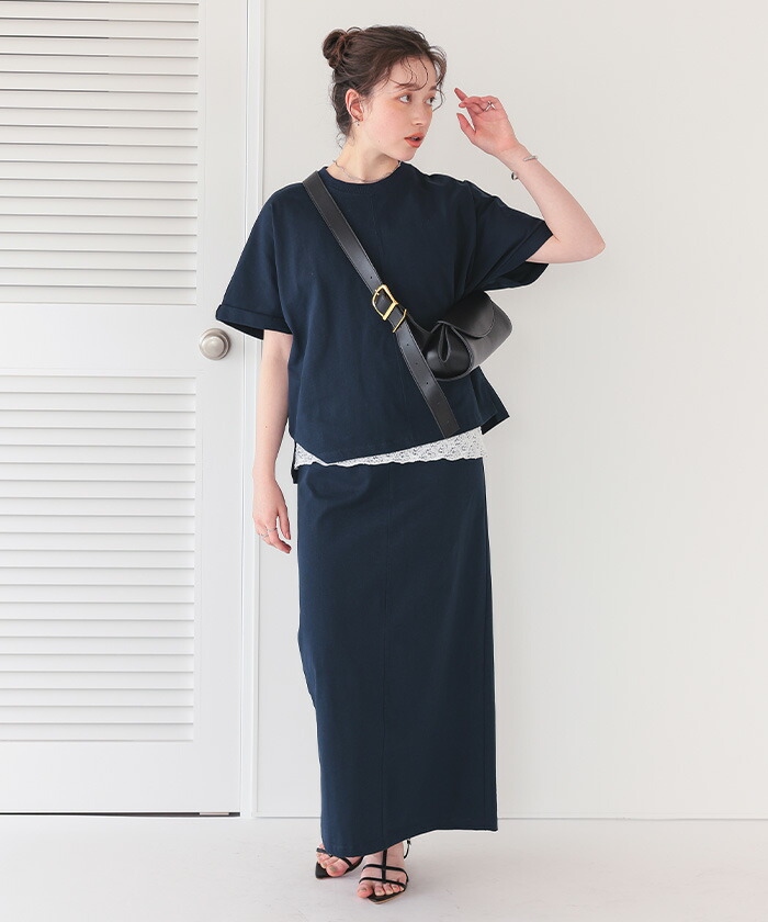 楽天市場】着心地らくちんカットソーセットアップ セットアップ